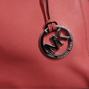 Michael Kors Coral Pink Tote Handbag